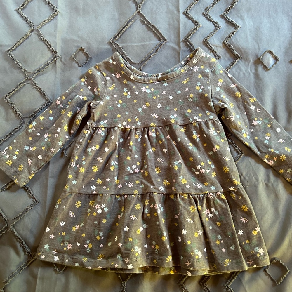 Little Co Long Sleeve Baby Girl Dress. 9 mo
